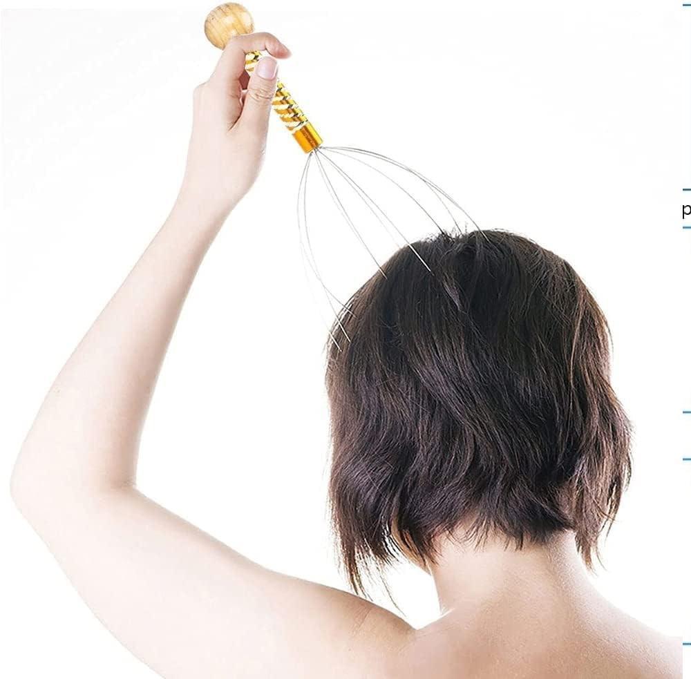 Stylish Metal Scalp Massager For Hairfall Control