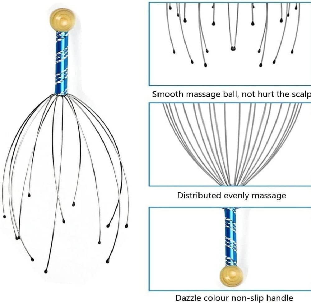 Stylish Metal Scalp Massager For Hairfall Control